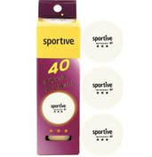 Resim Sportive Winner Masa Tenisi Pinpon Topu 3'lü 