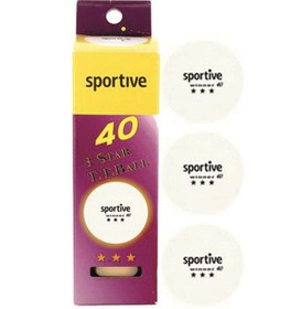Resim Sportive Winner Masa Tenisi Pinpon Topu 3'lü 