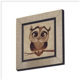 Resim Baykuş Baskılı Mdf Magnet 7x7 58 