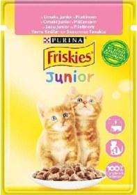 Resim 5 Adet Friskies Junior Tavuklu Soslu Pouch Yavru Kedi Yaş Maması 85 Gr 
