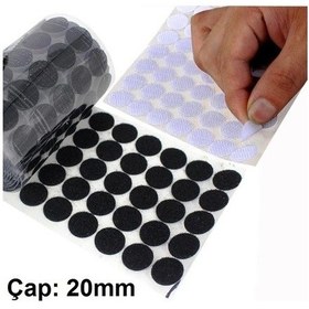 Resim Arkası Yapışkanlı 20 MM Cırt Cırtlı Bant 