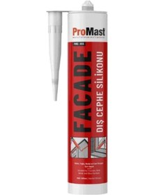 Resim 310 Ml Promast Pms 455 Facade Dış Cephe Silikonu Beyaz 
