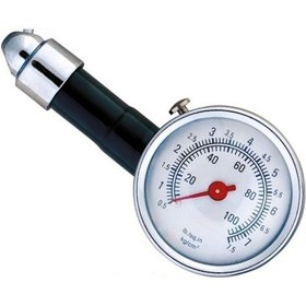 Resim Lastik Hava Basınç Ölçme Saati Metal 