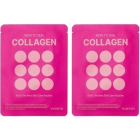 Resim Mon To Sun Kolajen Yüz Maskesi 25 Ml 2 Paketi 