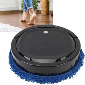 Resim Akıllı ıslak kuru robot elektrikli süpürge, ev alanı için, güçlü emiş, şarj edilebilir (siyah) 