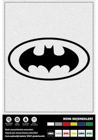 Resim Batman Stıcker 25 X 13 Cm 
