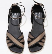 Resim Bueno Shoes Gri Deri Kadın Sandalet 01wu1809 