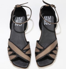 Resim Bueno Shoes Gri Deri Kadın Sandalet 01wu1809 