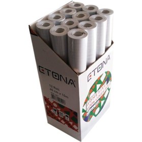 Resim Etona Asetat Yapışkanlı Rulo 45cmx10metre Tekli 