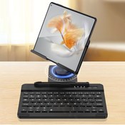 Resim Fogy Huawei Matepad T10s 10.1 Inç Uyumlu Bluetooth Klavye & Mouse &Dokunmatik Kalem & Stand masaüstü Set 