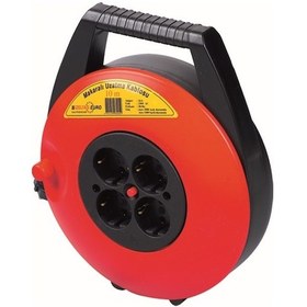 Resim İzeltaş Makaralı Uzatma Kablosu El Tipi 10mt 