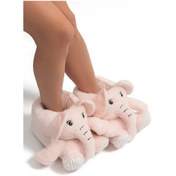 Resim Elfi Kadın Hayvanlı Panduf Pembe 36/41 PEMBE 