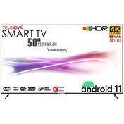 Resim Telenova 50S1101 50" (127 Ekran) 4K Uydu Alıcılı Android 11 Smart LED TV Telenova 50S1101 50" (127 Ekran) 4K Uydu Alıcılı Android 11 Smart LED TV