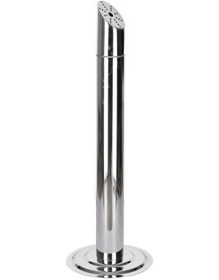 Resim Paslanmaz Çelik Ayaklı Küllük Sigaralık Dış Mekan Oval Küllük 