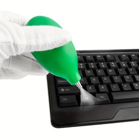 Resim Telefonlar ve Klavyeler için Taşınabilir Sıkma Nozullu Kauçuk Üfleyici - Güçlü Toz Temizleme Aracı 