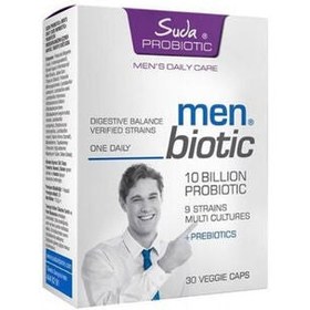 Resim Suda Probiotic Men Daily Care Probiotics 30 Kapsül 