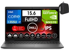 Resim Dell Latitude 3550 Intel Core I7 1355U 48GB Ddr5 2tb SSD 15.6" Fhd IPS MX570 Windows 11 Pro Taşınabilir Bilgisayar WN012L54501439+ZETTAÇANTA 