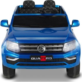 Resim 12v Quattro Uzaktan Kumandalı Akülü Araba 18ah Metalik Akülü Çocuk Arabası Mavi 