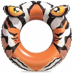 Resim Gerçekçi Timsah & Kaplan Simit Bestway - 36122 Çok Renkli 