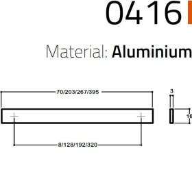 Resim Ssy0416 Kulp Alt Taban Altın 320 Mm - Ssy0416 0320 Gl 