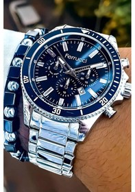 Resim Ferrucci Frc01625 Takvimli&fonksiyonlu Çelik Erkek Kol Saati 