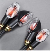 Resim Lasonstiges 4 Adet Motosiklet Motor Dönüş Sinyali Flaşör Uyarı Işığı Amber Ampul Motosiklet Lambası Evrensel Honda Suzuki Yamaha 12 V 