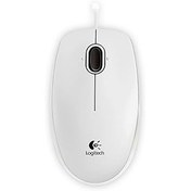 Resim B100 Optik USB Kablolu Mouse, Sağ ve Sol Elle Kullanıma Uygun, Windows, Linux ve Mac ile Uyumlu, Beyaz 