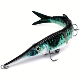 Resim Tiz Kancalı Gerçekçi Çok Eklemli Balıkçılık Yemleri - Büyük Balıkları Yakalamak İçin Mükemmel 