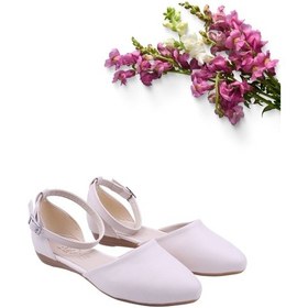 Resim Sedef 0444 Kadın Bilekten Bağlı Günlük Babet Ayakkabı 001 