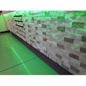 Resim Markataş 2,5X5Cm Klasik & Noce Doğal Taş Traverten Patlatma Mozaik 