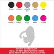 Resim 2MAKSTICKER Kedi Sticker 20x15 Cm 