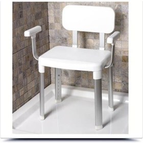 Resim Primanova Cappadocia Sırt ve Kol Destekli Banyo Taburesi M-Kv19-0 Beyaz 