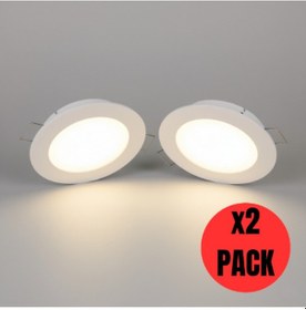Resim Kdl 403 Slim Led Panel 2'li Spot Gömme 18w 1440 Lümen - 4000k - Ilık Beyaz 