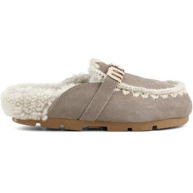Resim Terlik/ Panduf Ev Kadın Mu.fw431000a Elgry Mou Wınter Bıo Slıde - Logo Elephant Grey Elephant Grey Gri 