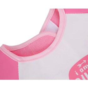 Resim Babyjem Poli Muşamba Kollu Önlük Pembe 