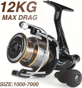 Resim Fochsia Bıllıngs Ek 5000 Metal Tutamak 5.2 1 Transmisyon Oranı 26lb Alüminyum Reel Tatlı Ve Tuzlu Su İçin 