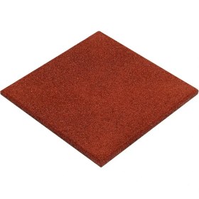 Resim 4 Adet 50X50X1.5CM Karo Kauçuk Zemin Kaplama (Kırmızı) 