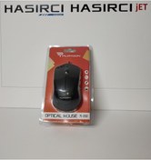 Resim Platoon Hasırcıjet Pl-1932 Usb Kablolu Optik Mouse (siyah) 