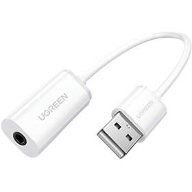 Resim USB To 3.5mm Aux Jack Girişli Harici Ses Kartı 