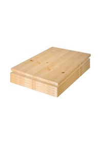 Resim Ecs Çam Ahşap Masif Panel Plaka Tabaka 