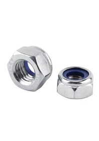 Resim Paslanmaz Fiberli Somun. M8. 50 Adet. 8mm. 