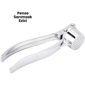 Resim Metal Sarımsak Ezici Gümüş 