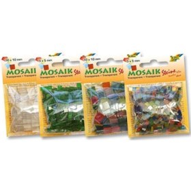 Resim Folia Transparan Mozaik 10X10 Mm. 190 Adet Gök Mavisi 