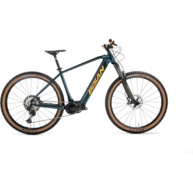 Resim Bisan Envious - Xc Mountaın - Xt Elektrikli Bisiklet 39,5 cm Disk Fren 27,5 Jant 12 Vites Petrol Yeşili Turuncu 