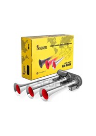 Resim Seger 3 Borulu Melodili Nostalji Kirmizi Plastik Borulu Korna 82en12.000.03k 