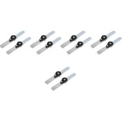 Resim Quirky Quar 10X Lot Mobilya Ayarlanabilir Açı Ayarlayıcı Mekanizma Menteşe Donanım Kanepe Manyak Menteşe Yatak Yatak Mandal (Yurt Dışından) 