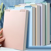 Resim Scholarly Stride, Premium Kolej Dergisi - 60 adet Sayfa 120 Sayfa, Kalın Kağıt, Kolay Not Alma ve Çalışma - Ofis Malzemeleri, Plastik Kılıf A5 Spiral Defter 