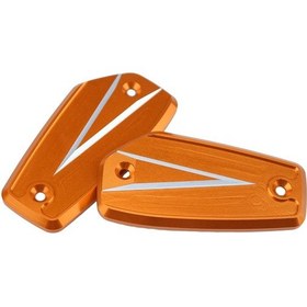 Resim Suntek Hayabusa Gsx1300R 2021-2022 İçin Fit Ön Fren Hidroliği Deposu Kapağı Turuncu 1 Çift 