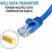 Resim Cat6 Kablosu Ethernet Lan Internet Network Kablo 10 Metre 