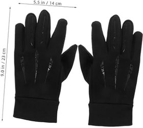 Resim ULTECHNOVO Bisiklet Eldivenleri Erkek Kadın - Dokunmatik Ekranlı Rüzgar Geçirmez Motosiklet Eldivenleri Soğuk Hava İçin Termal Eldivenler 